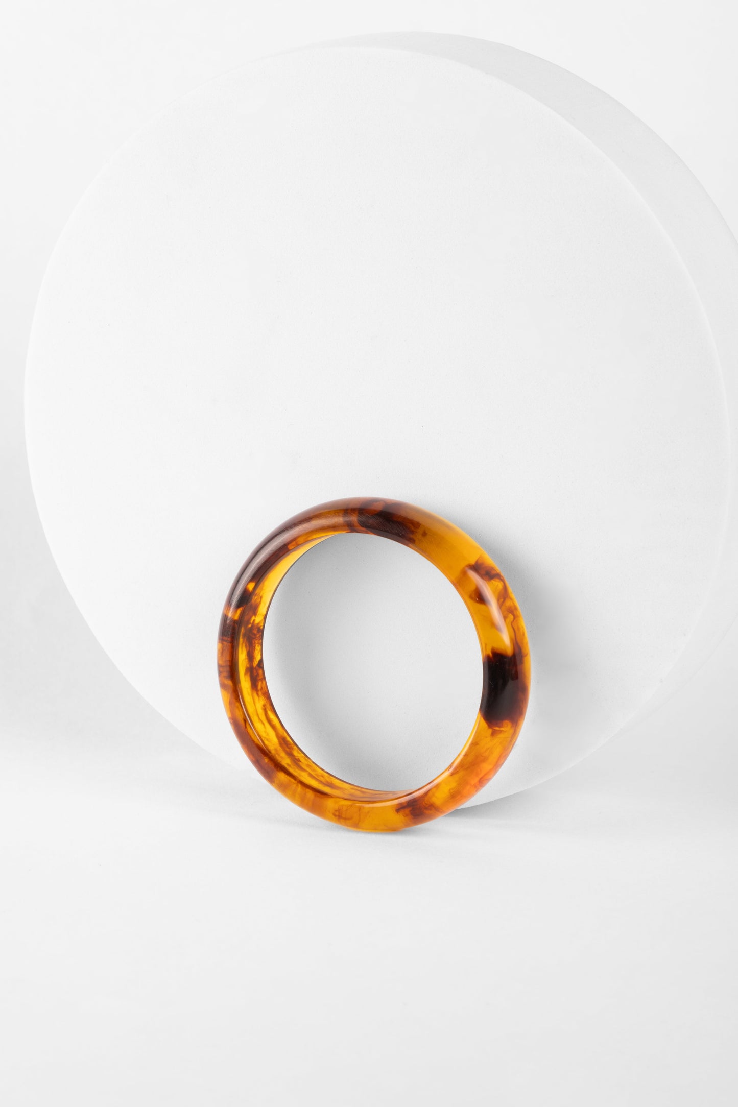 Classic Tortoiseshell Resin Bangle