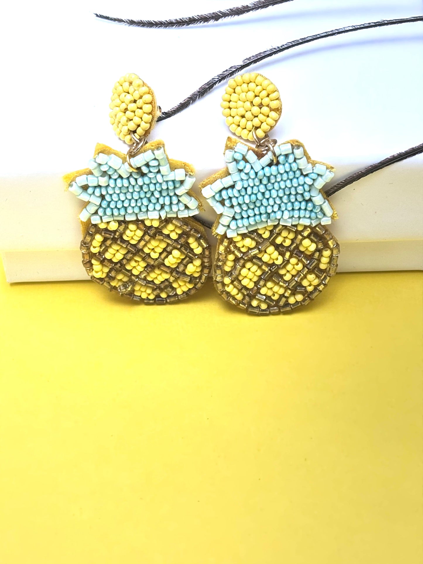 "Sunshine Love" Cascading Heart Statement Earrings