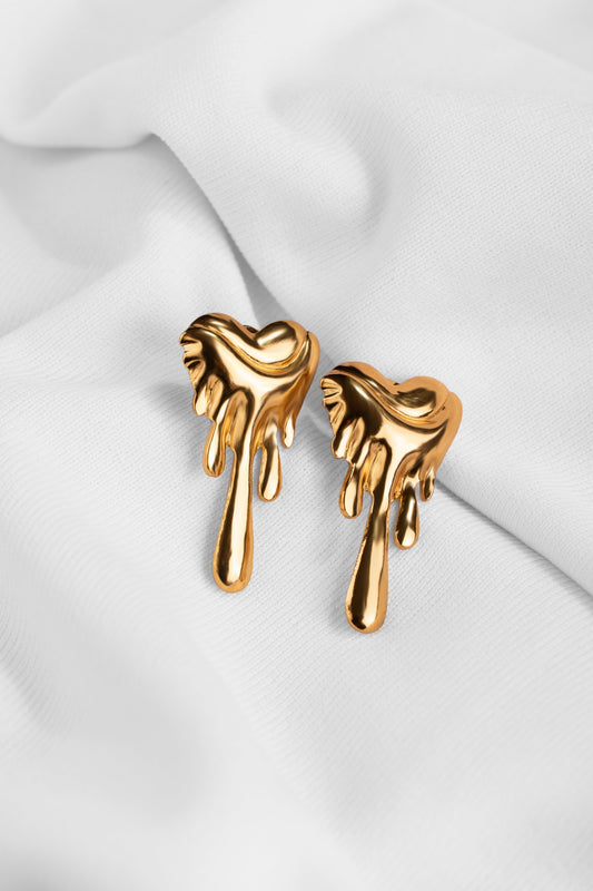 Heart drop Earing Anti Tarnish