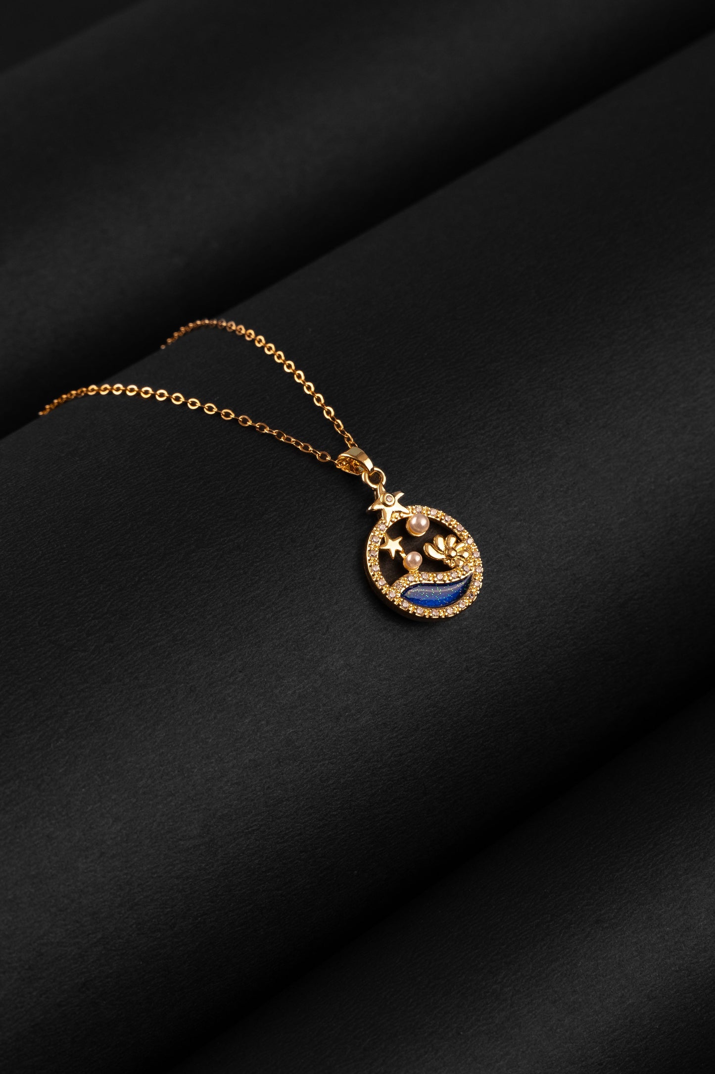 Celestial Dreamscape Pendant Necklace