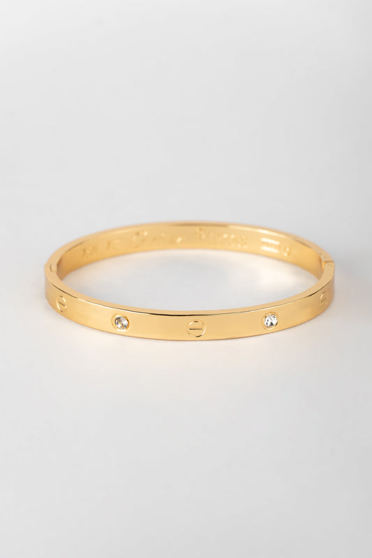 "Eternal Bond" Crystal Cuff Bracelet