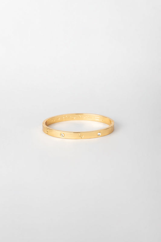 "Eternal Bond" Crystal Cuff Bracelet