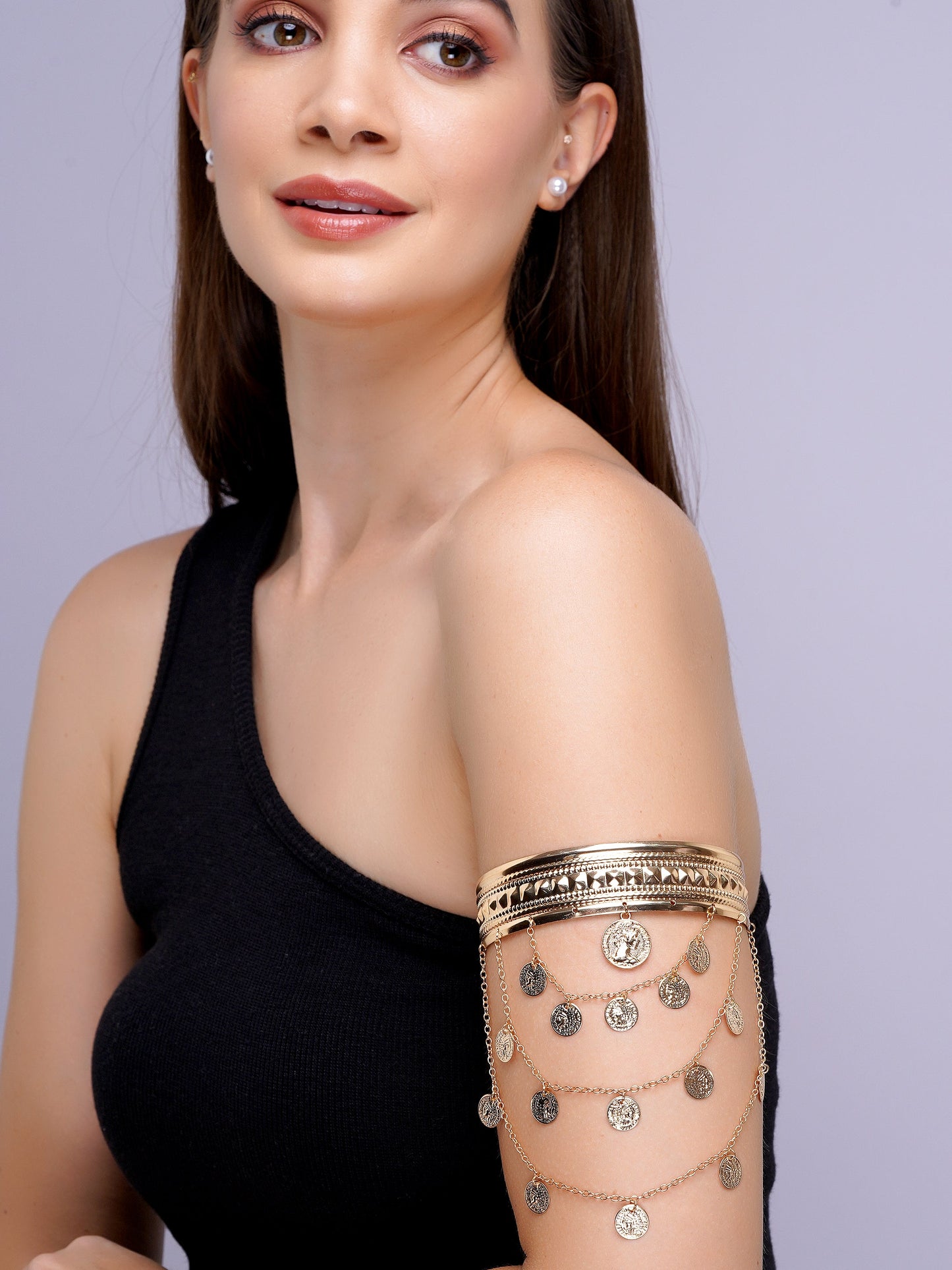 "Gypsy Soul" Draped Coin Armlet