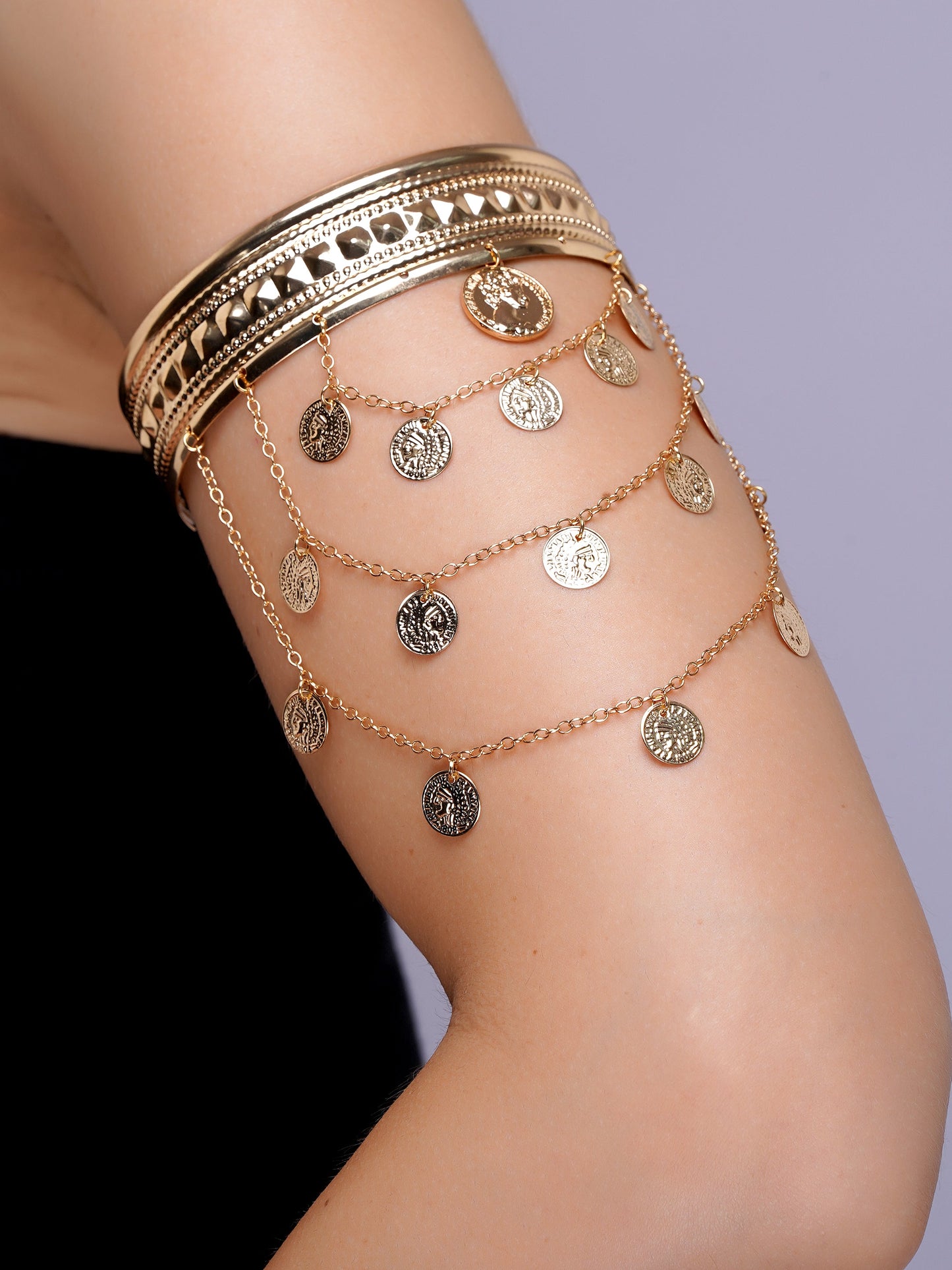 "Gypsy Soul" Draped Coin Armlet