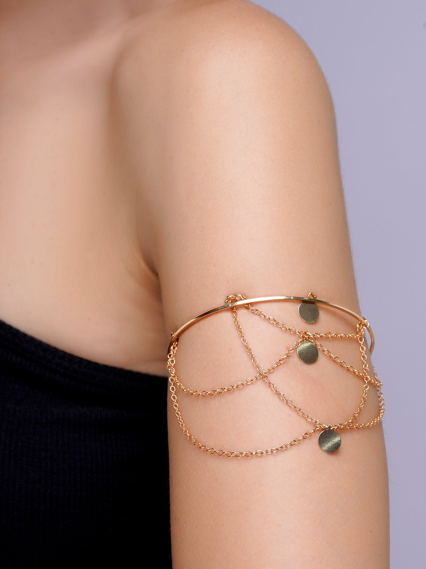 "Gypsy Soul" Draped Coin Armlet