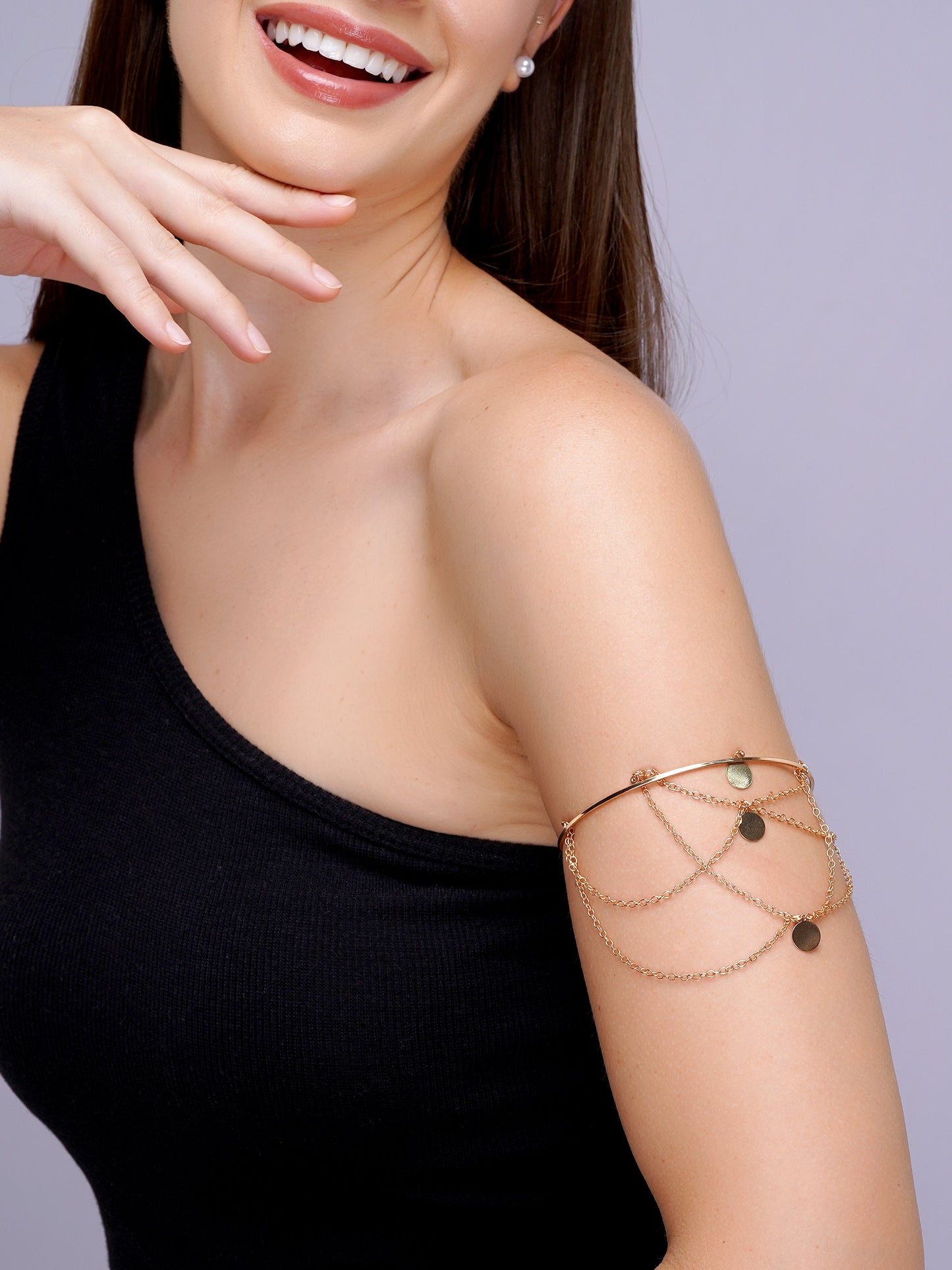 "Utsav" Festive Coin Drape Armlet (Bajuband)