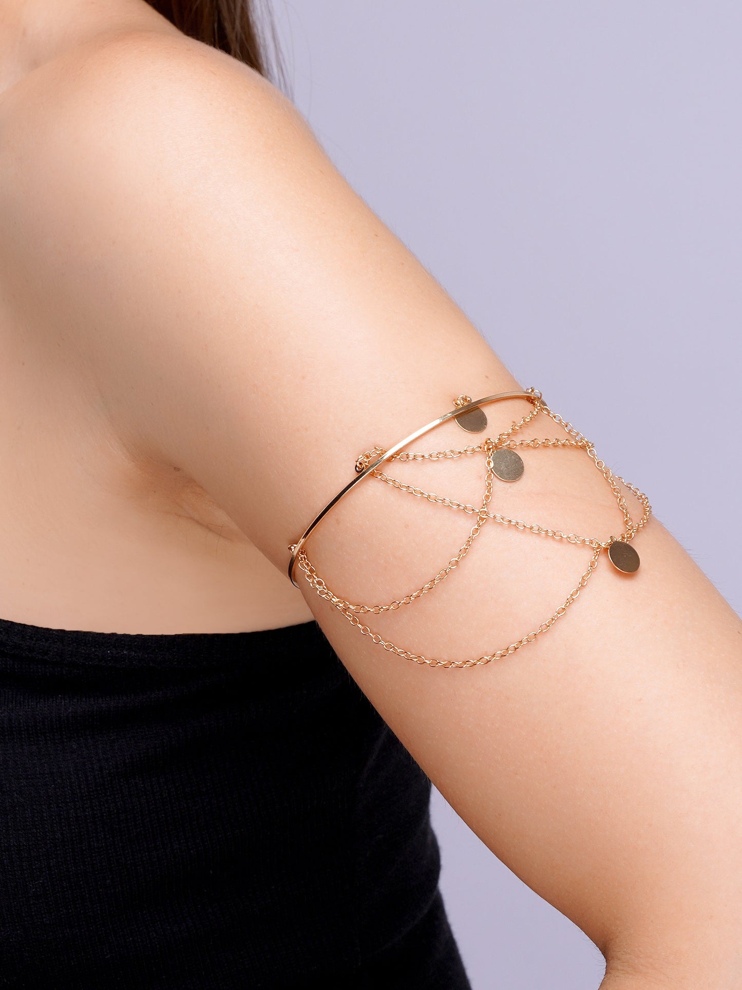 "Utsav" Festive Coin Drape Armlet (Bajuband)