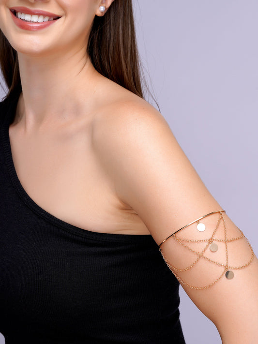 "Utsav" Festive Coin Drape Armlet (Bajuband)